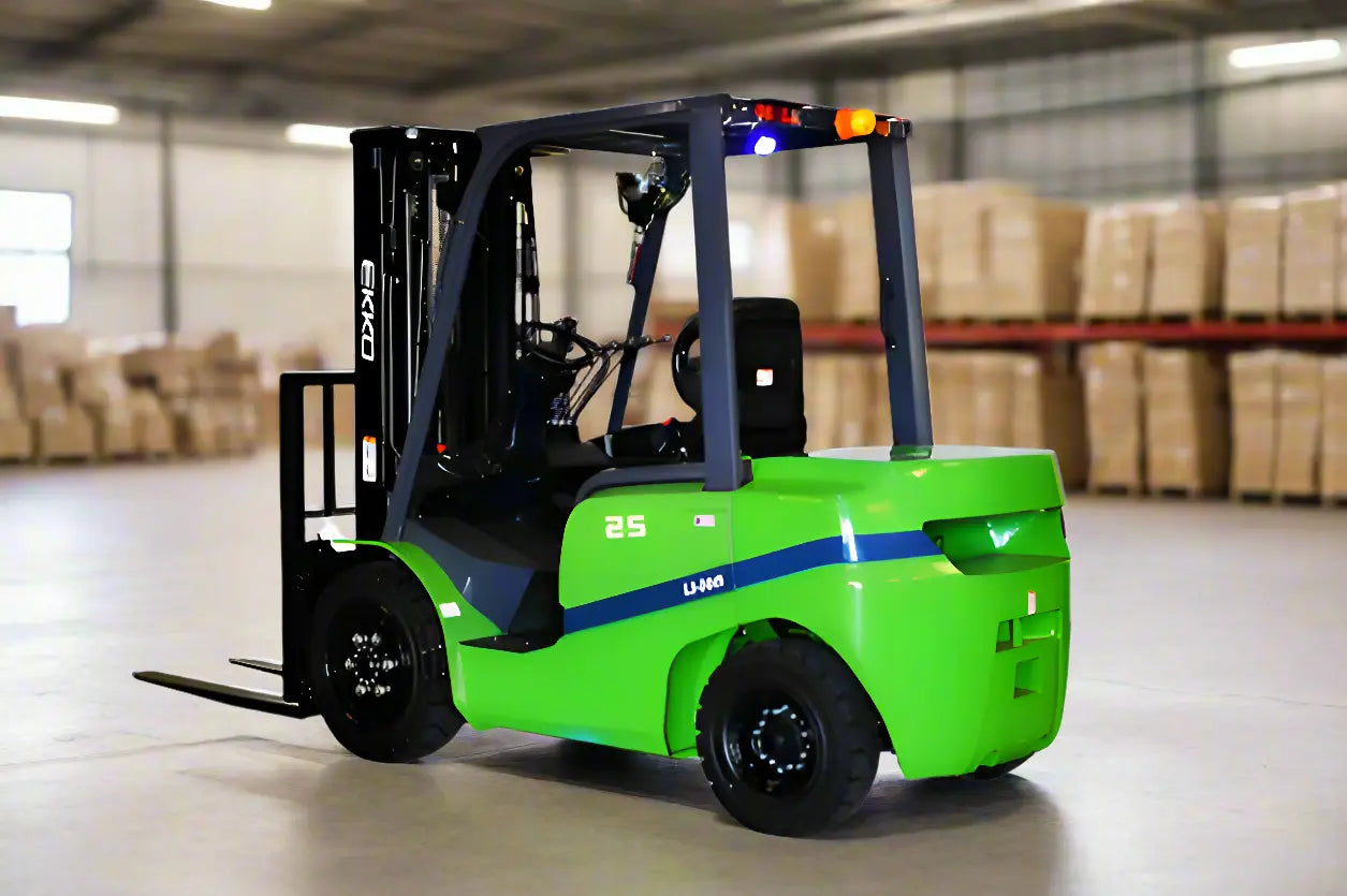 EKKO EK25GT-Li | Electric Forklift | 4 Wheel 5000 lbs 185″ Lift