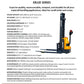 EKKO EB12E-138 | Electric Pallet Stacker | 138" Lift Height, 2640 lb Capacity