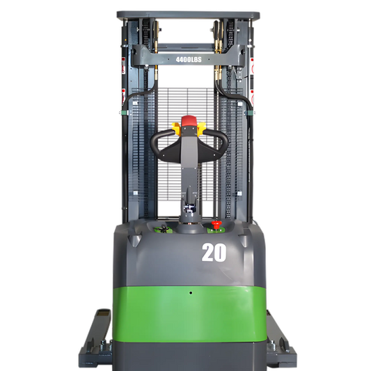 EKKO EB20CS-189Li | Electric Pallet Stacker | 189" Lift, 4400 lbs