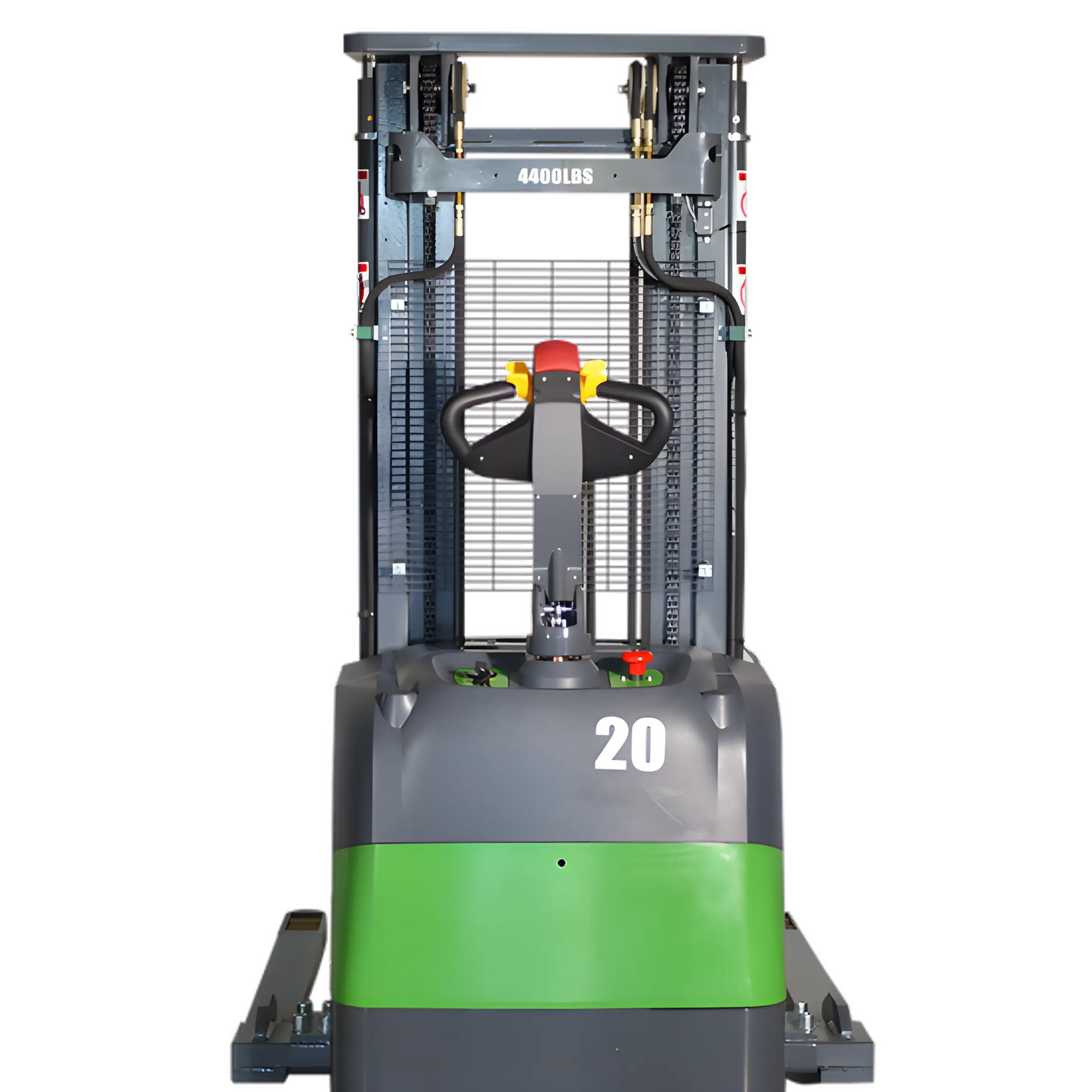 EKKO EB20CS-177Li | Electric Pallet Stacker | 177" Lift, 4400 lbs