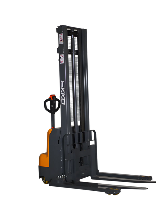 EKKO EB14C-138 | Electric Pallet Stacker | 138" Lift, 3000 lbs