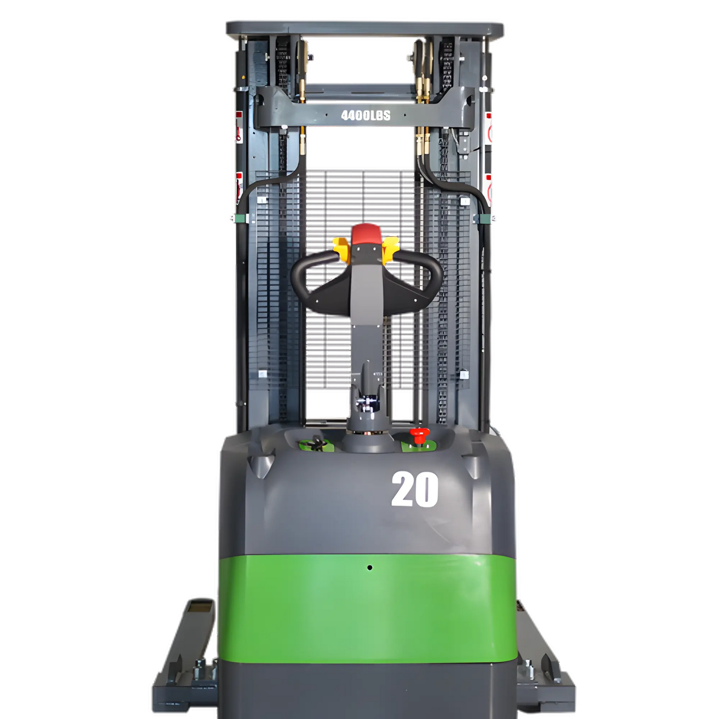 EKKO EB20CS-216Li | Electric Pallet Stacker | 216" Lift, 4400 lbs