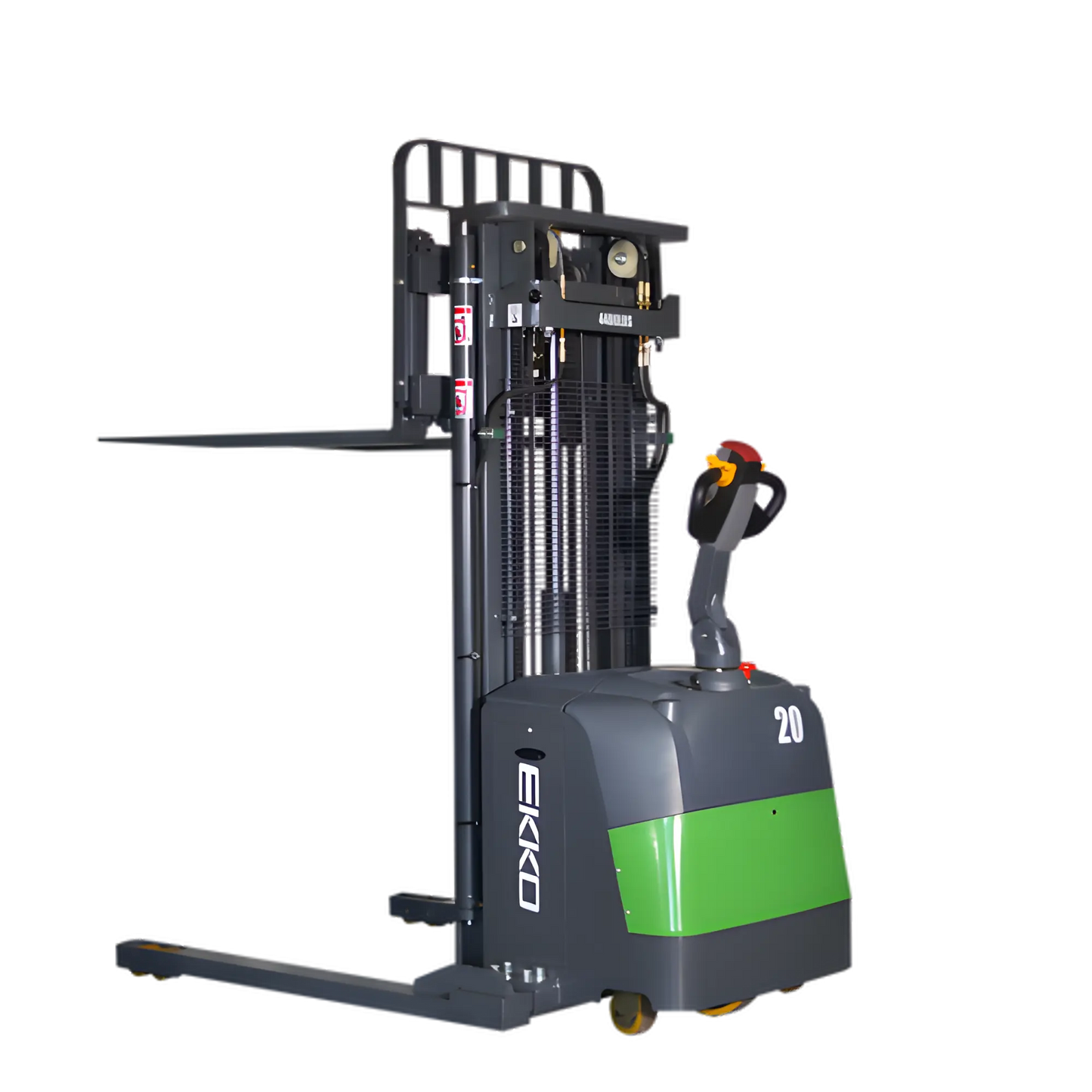 EKKO EB20CS-189Li | Electric Pallet Stacker | 189" Lift, 4400 lbs