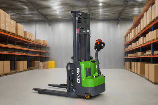 EKKO EB14C-98Li | Electric Pallet Stacker | 98" Lift, 3000 lbs