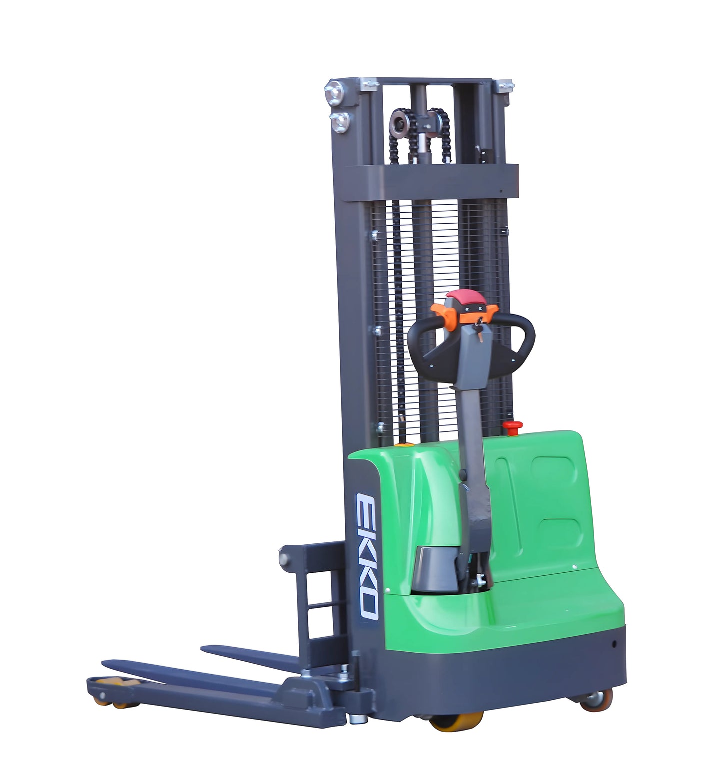 EKKO EB12E-98Li | Electric Pallet Stacker | 98" Lift Height, 2640 lbs