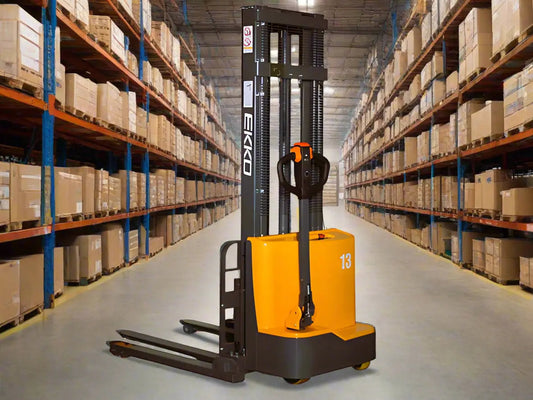 EKKO EB13C-118 | Electric Pallet Stacker | 118" Lift, 2800 lbs