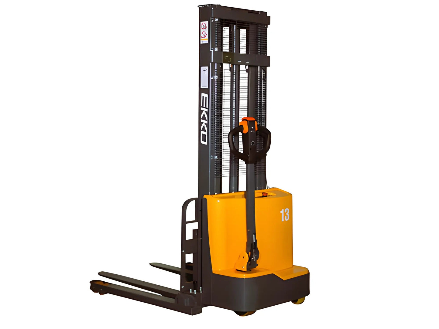 EKKO EB13C-118 | Electric Pallet Stacker | 118" Lift, 2800 lbs