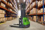 EKKO EB14CS-118Li | Electric Pallet Stacker | 118" Lift, 3000 lbs