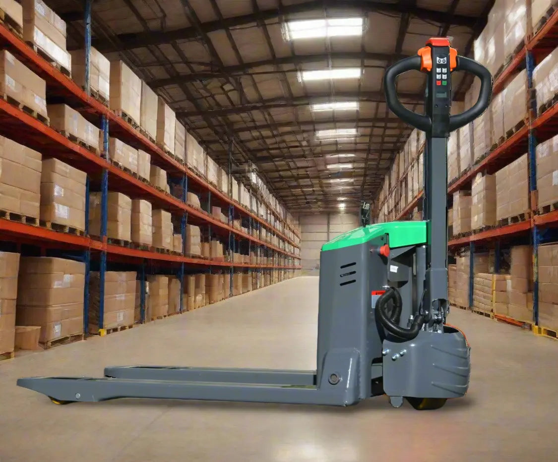 EKKO EP15JLi | Full Powered Lithium | Electric Walkie Pallet Truck | with 3300 lb Load Capacity