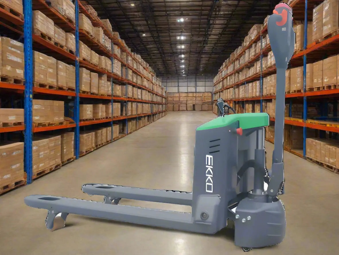 EKKO EP18JNLI | Full Electric Narrow Pallet Jack | 4000 lb. Capacity