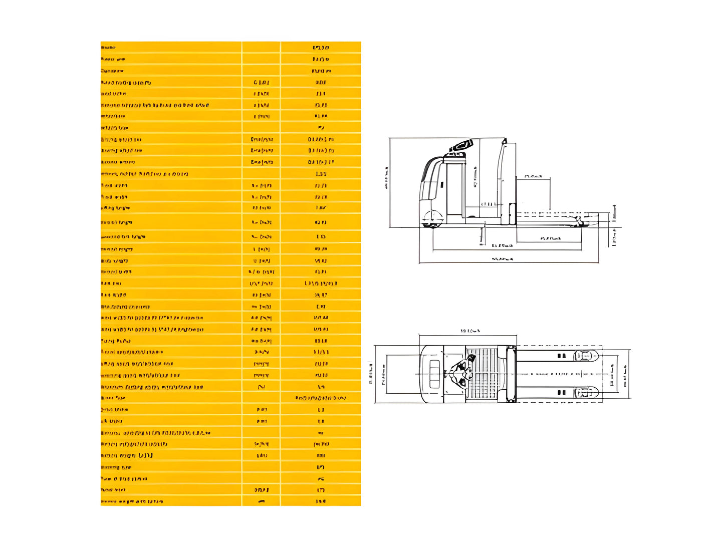 EKKO EPC30A | Center Controlled | Rider Pallet Truck | with 5000 lb Load Capacity