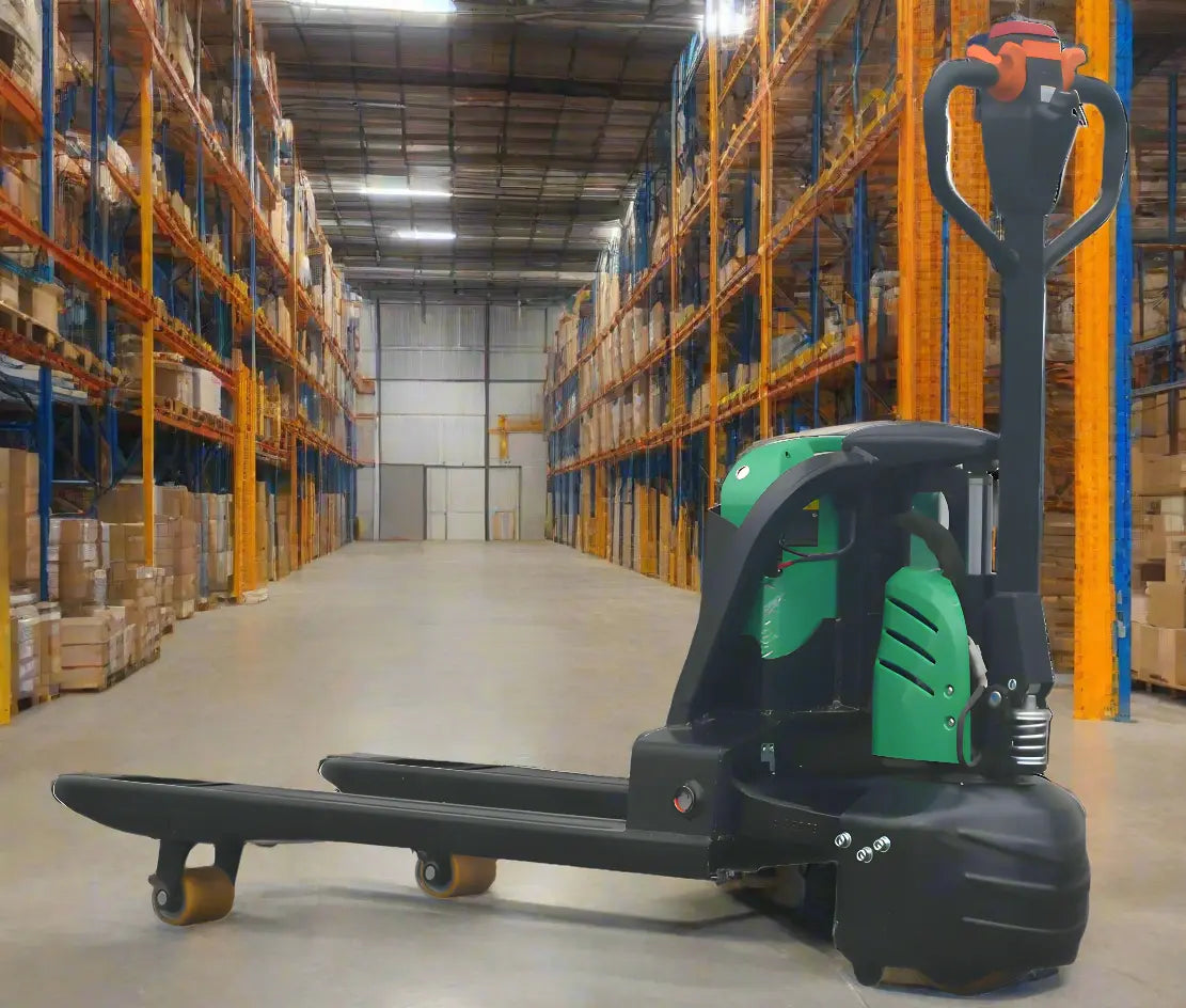 EKKO EPF15Li | Lithium-Ion | Electric Walkie Pallet Truck | with 3300 lb Load Capacity