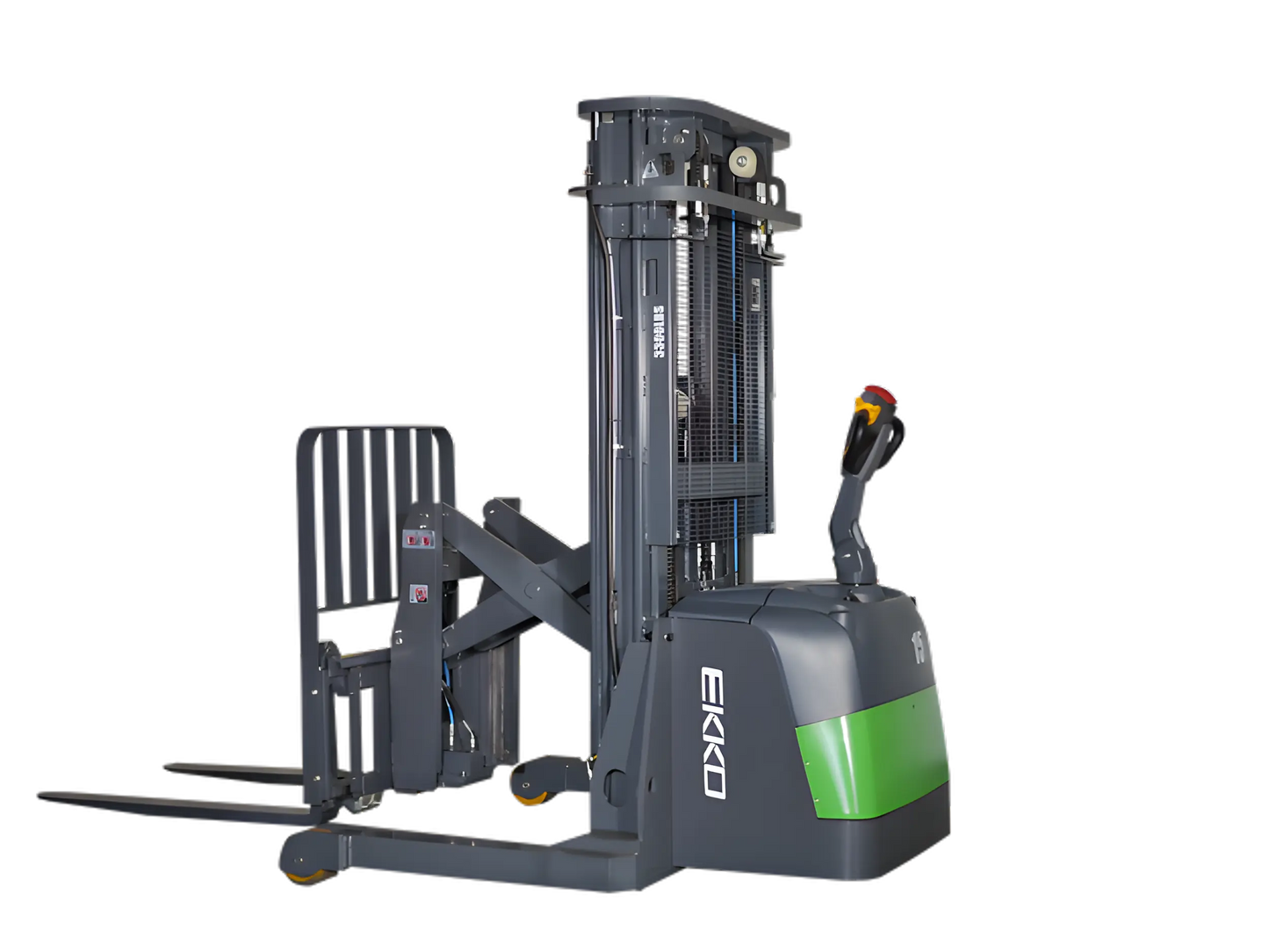 EKKO Side Shift ER15-138Li | Lithium Walkie Reach Truck | 3300 lb Cap.| 138" Height