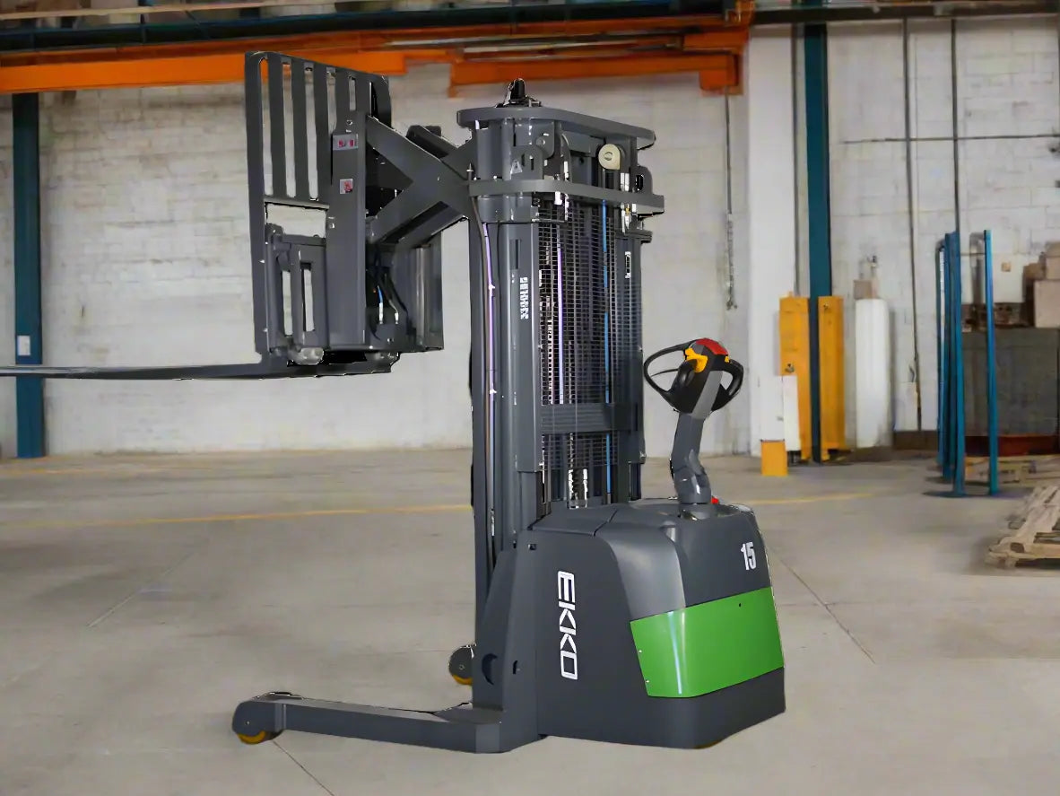 EKKO ER15-189Li | Lithium Walkie Reach Truck | 3300 lb Cap.| 189" Height