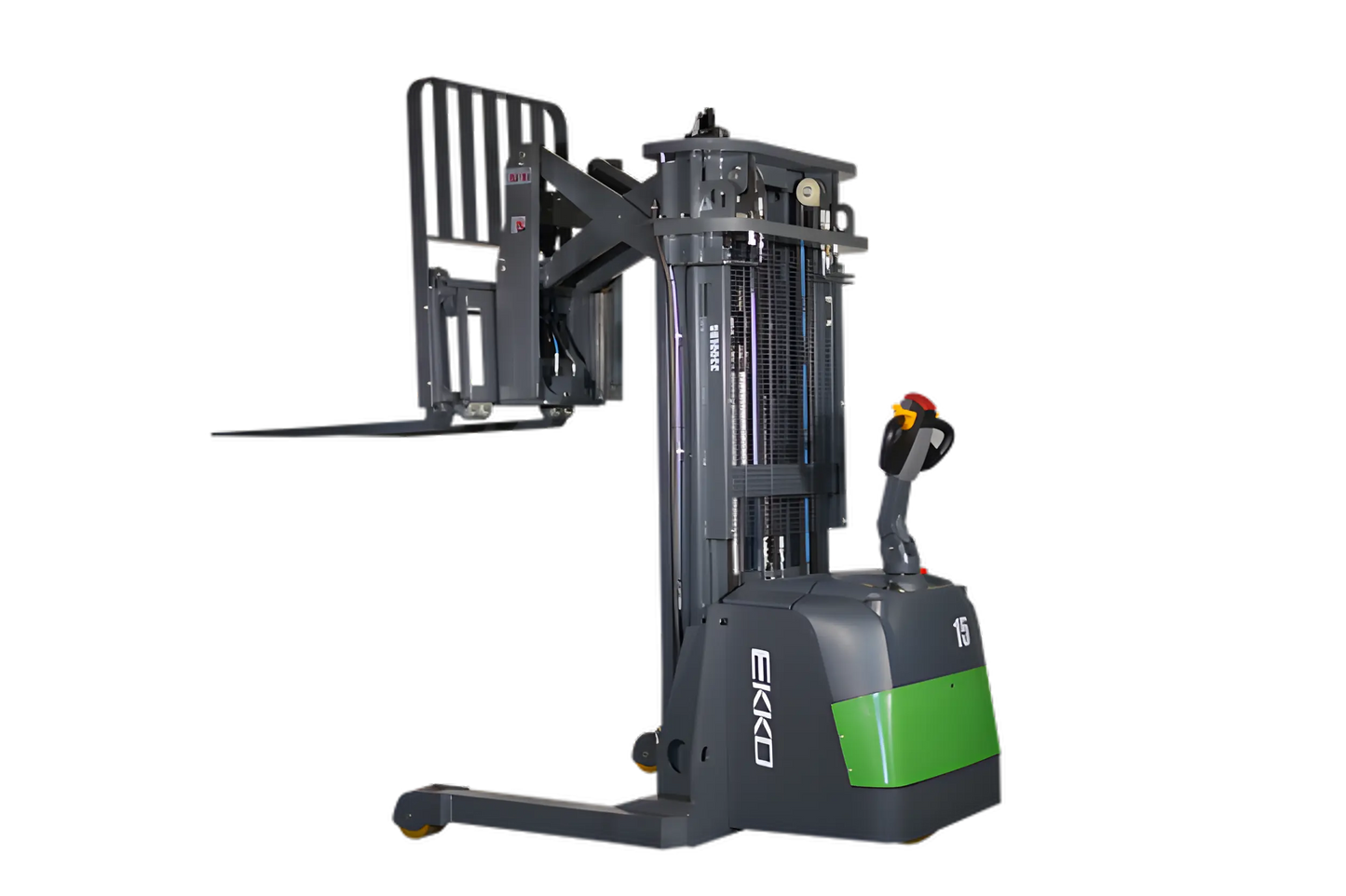 EKKO ER15-216Li | Lithium Walkie Reach Truck | 3300 lb Cap.| 216" Height
