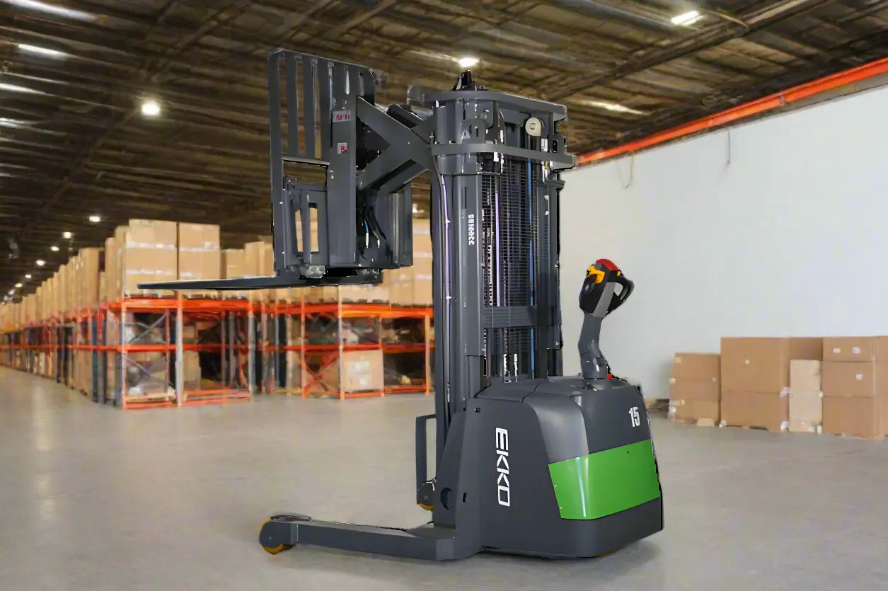 EKKO ER15-216Li | Lithium Walkie Reach Truck | 3300 lb Cap.| 216" Height