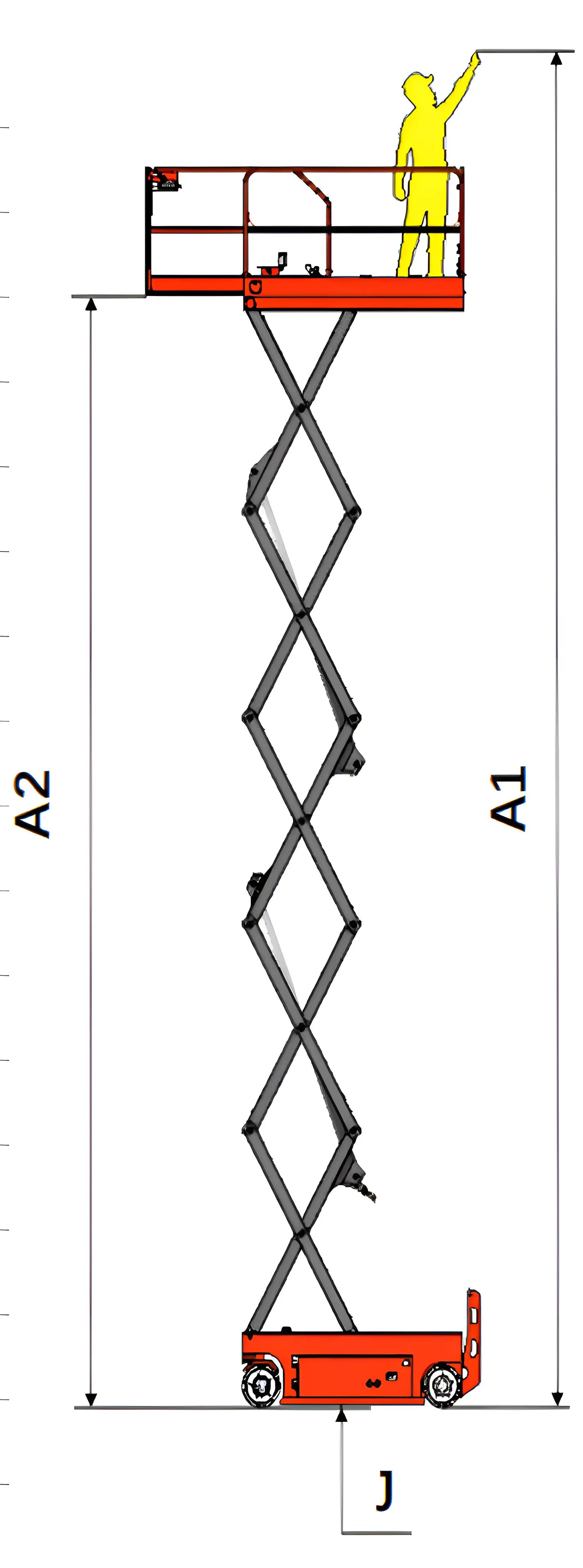 EKKO ES80E-LI | Lithium Aerial Work Platform | Lift Height 26.2' (315'')