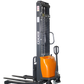EKKO EA15A | Semi-Electric Pallet Stacker | 3300 lbs 118″ Lift