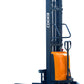 EKKO EA15D | Semi-Electric Pallet Stacker | 138" Lift Height, 3300 lb Capacity