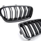 Carbon Fiber Dual Slat Front Grilles (BMW F30 3 Series)