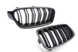 Carbon Fiber Dual Slat Front Grilles (BMW F30 3 Series)