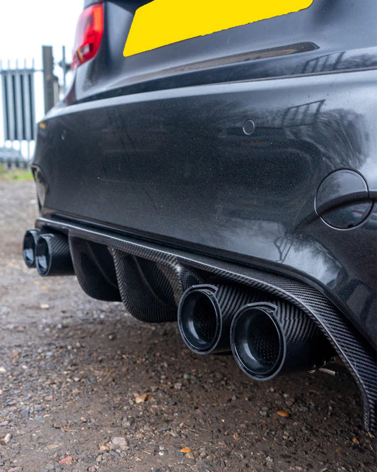 Big Fin V Style Carbon Fiber Rear Diffuser (F80 M3 | F82/F83 M4)