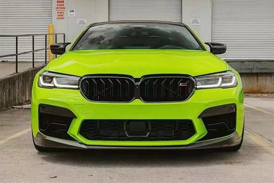 MP Style F90 M5 LCI Dry Carbon Fiber Front Lip 3pc - F90 M5 LCI