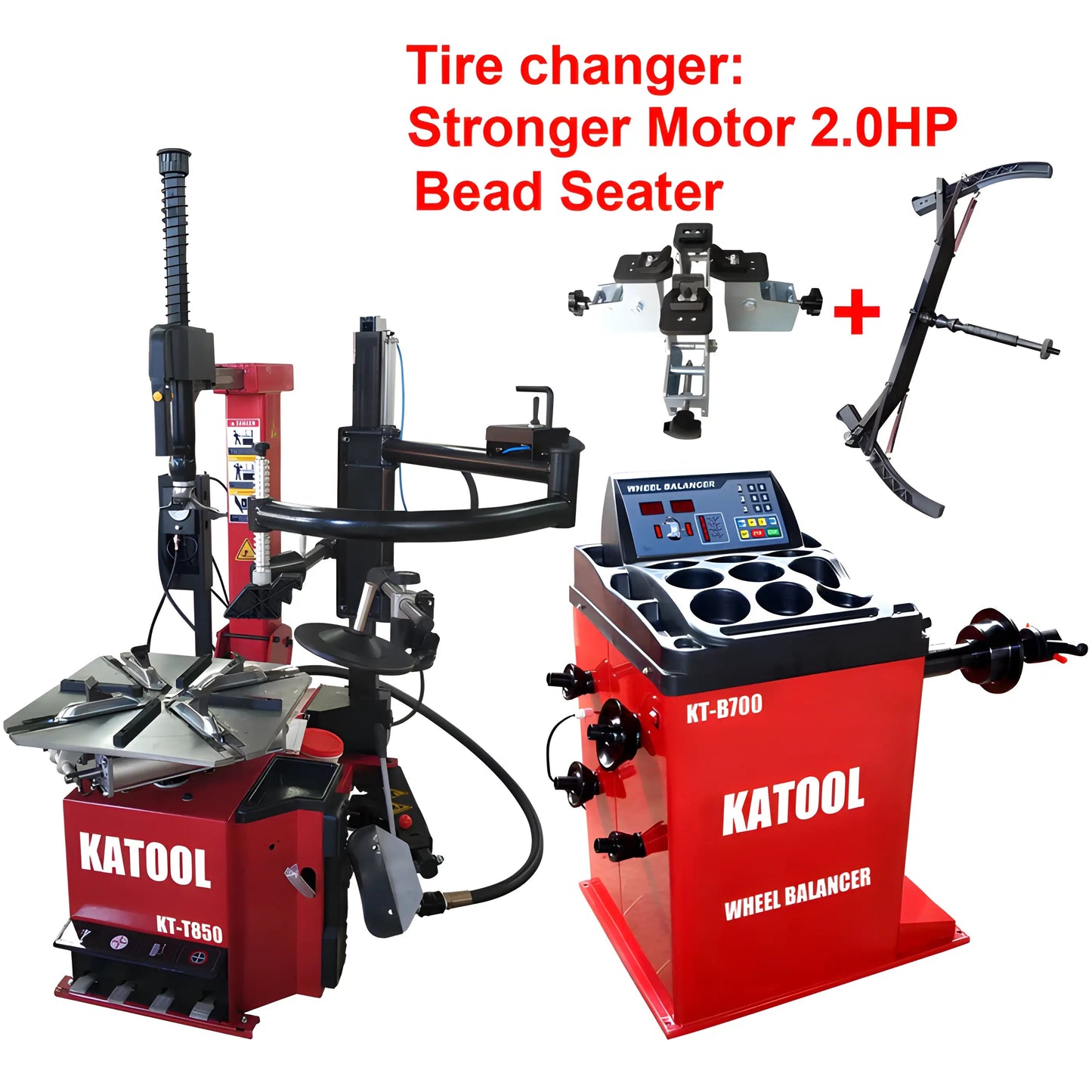 Katool | Combo | Tire Changer and Wheel Balancer | KT-T850+KT-B700