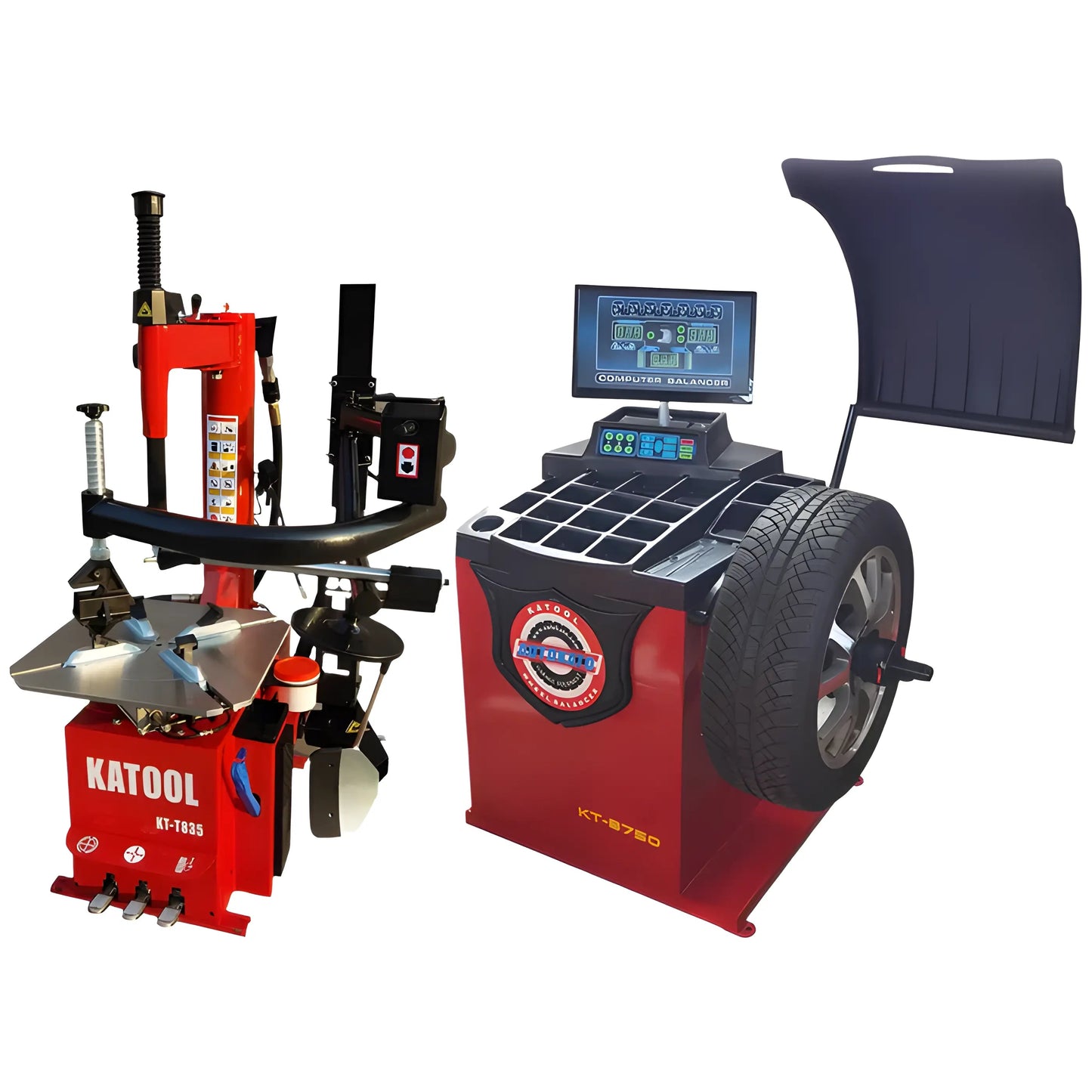 Katool | Combo | Tire Changer and Wheel Balancer | KT-T835+KT-B750