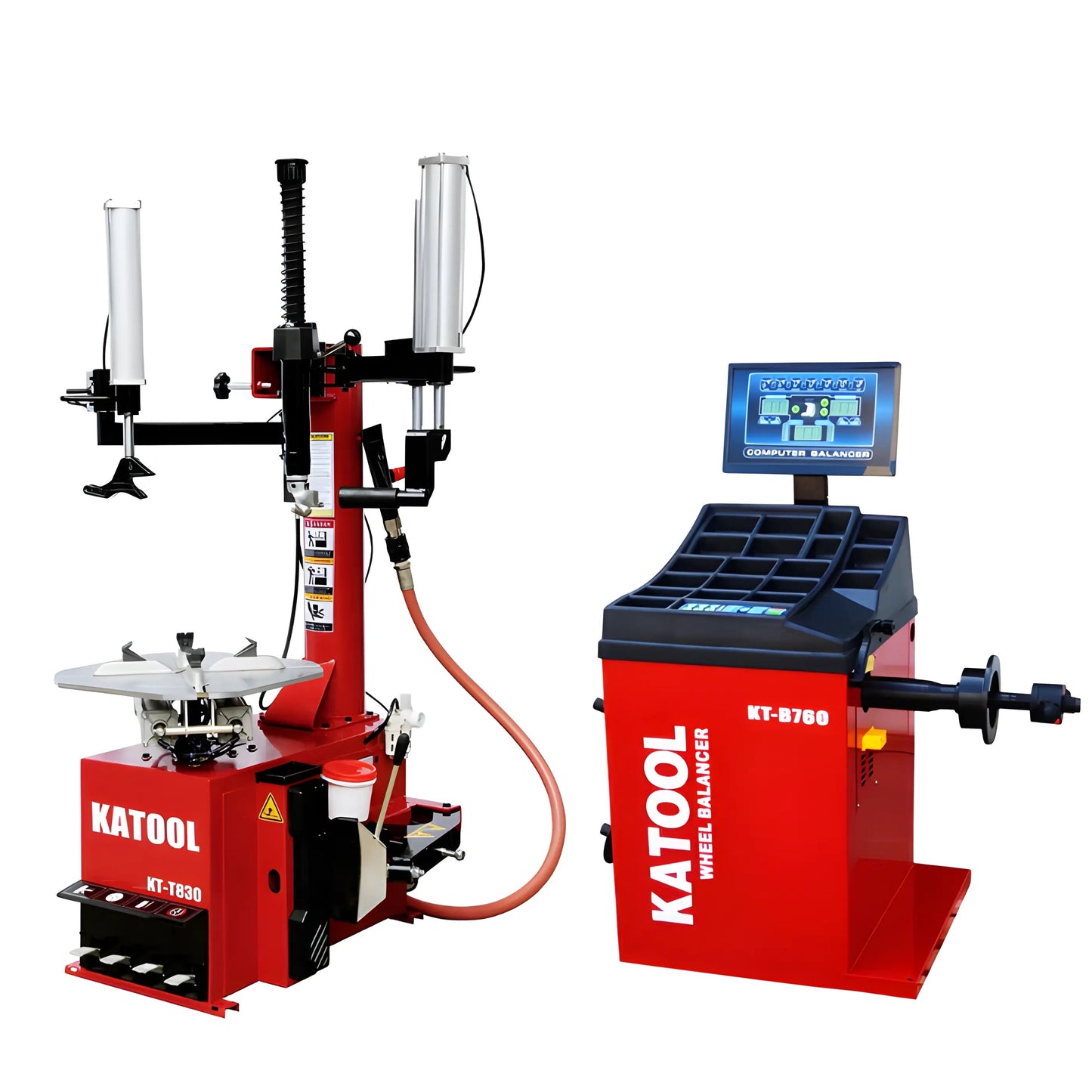 Katool | Tire Changer & Wheel Balancer Combo | KT-T830+KT-B760