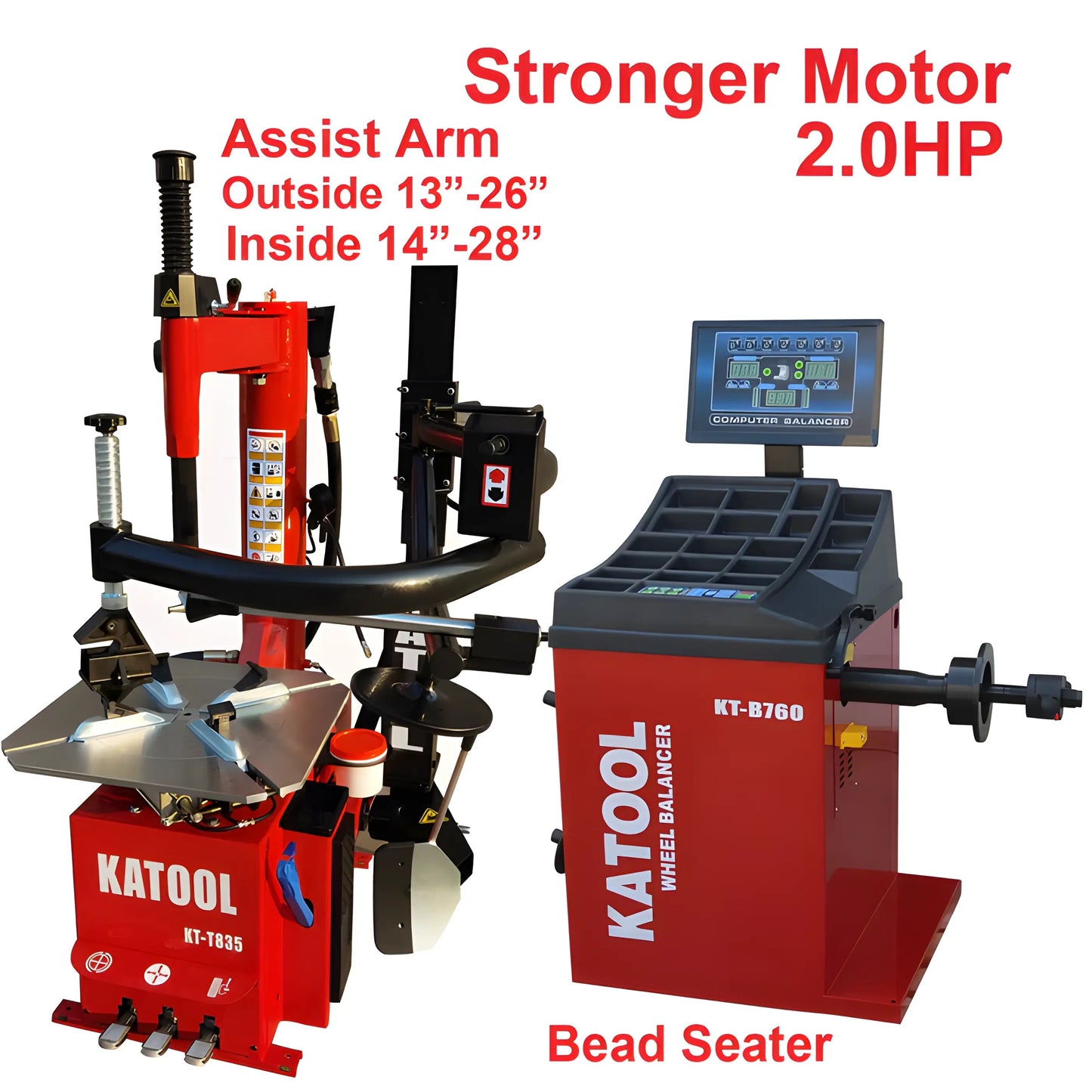 Katool | Tire Changer and Wheel Balancer | KT-T835+KT-B760