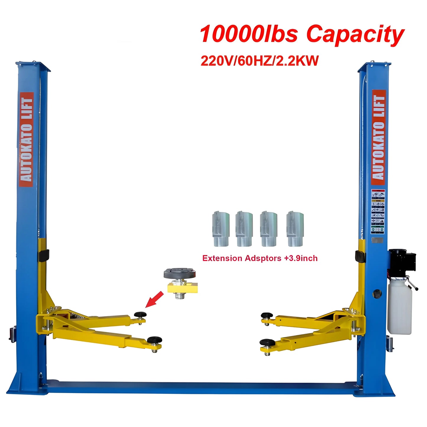 Katool | Vehicle Lift | Two Post | 10,000 lbs | KT-H105