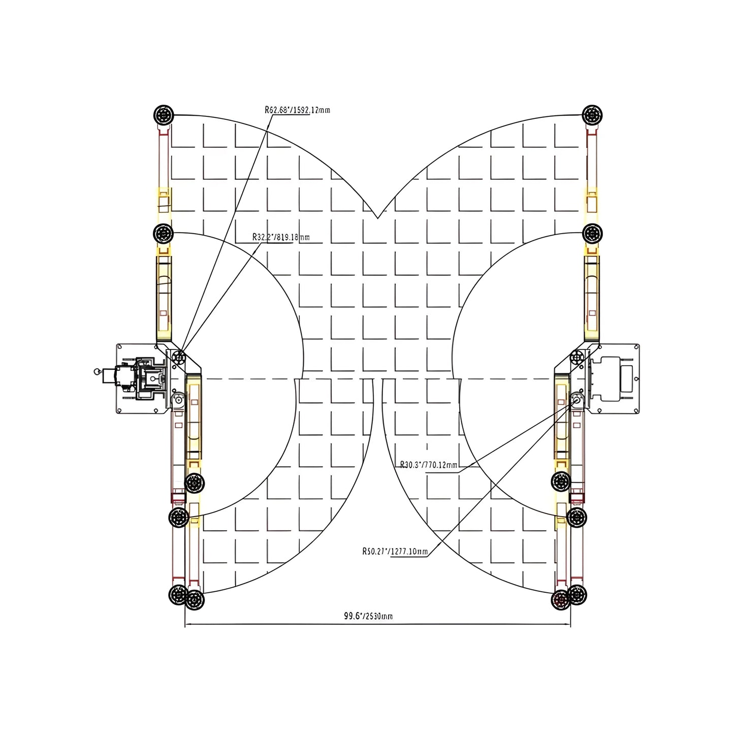 Katool | Vehicle Lift | Two Post | 11,000 lbs | KT-AS110D