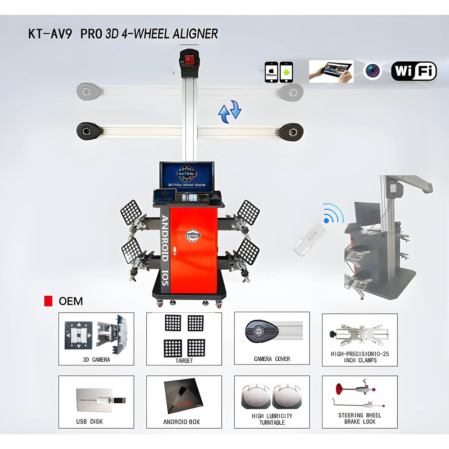 Katool | KT-AV9 | Wheel Alignment | KT-AV9