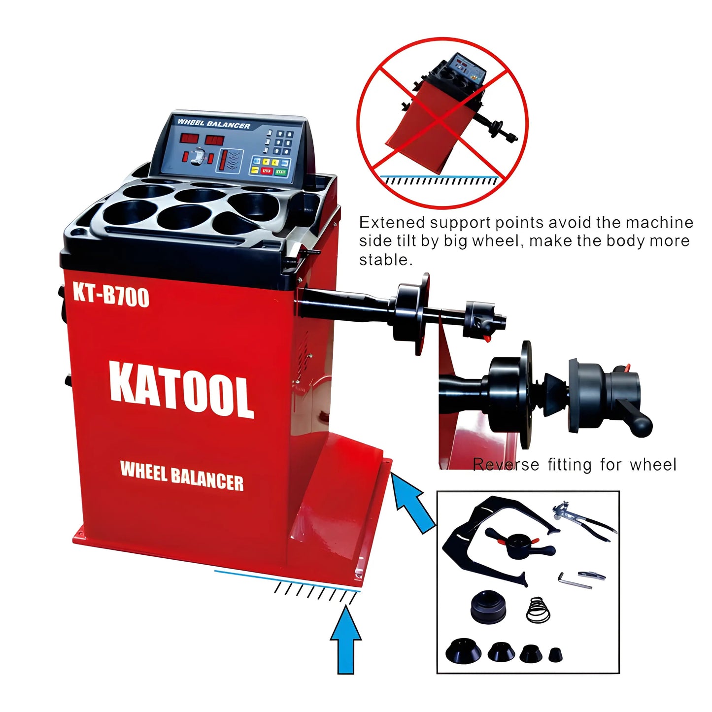 Katool | Wheel Balancer | 30'' Rim Diameter | KT-B700