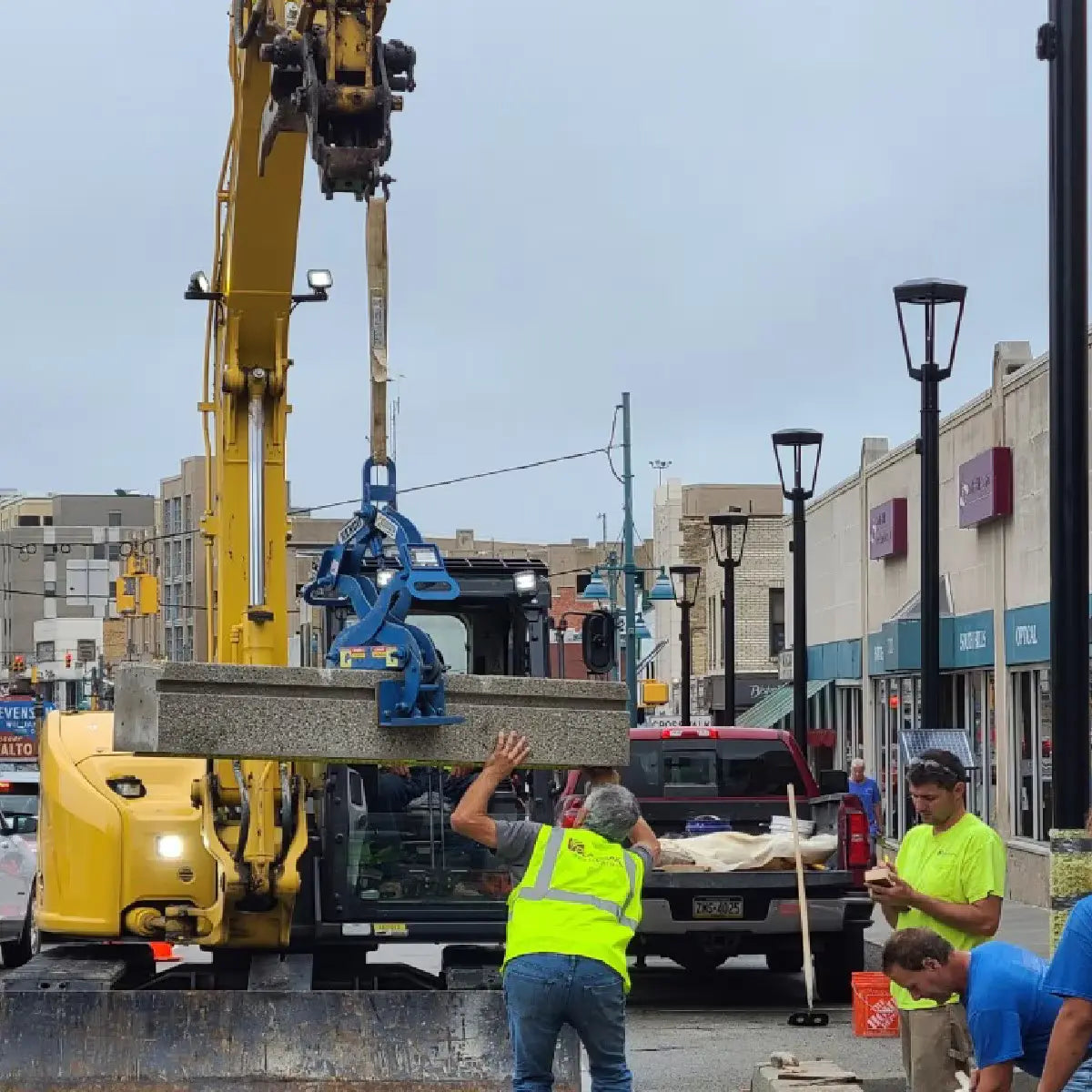 Kenco TSL15C4T16 | Monument & Curb Lifting for Stone & Concrete Placement | 1,500 lb