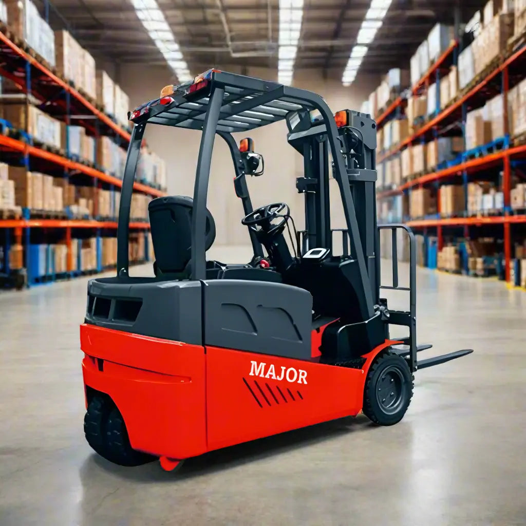 Majorlift MD20Li | Electric Forklift | 3 Wheel 4400 lbs 189″ Lift