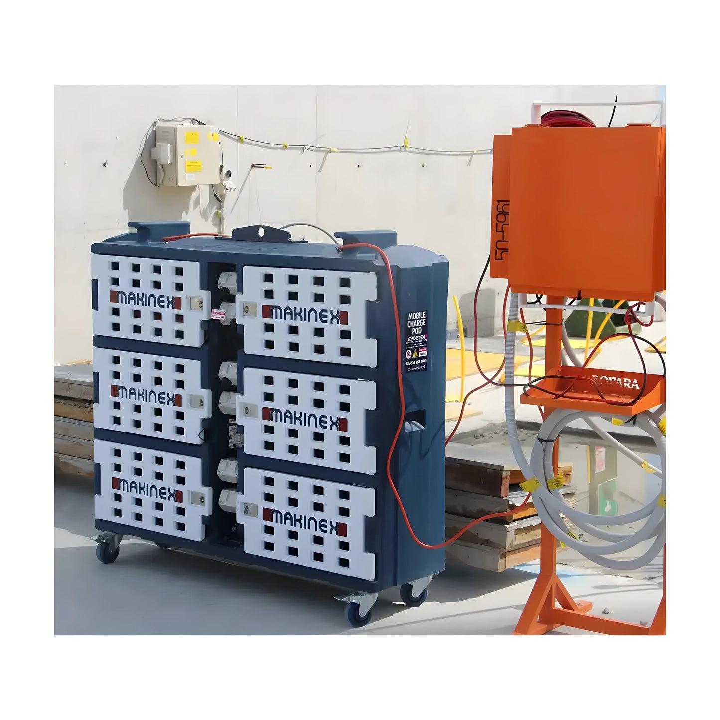 Makinex | Mobile Charge Pod | MCP-6-SS-US