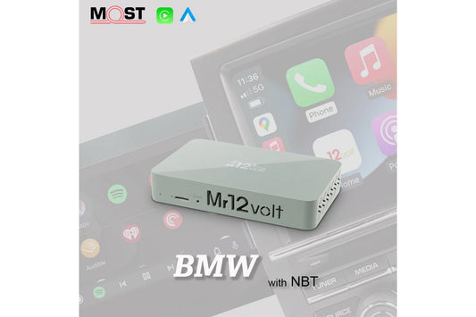 Mr12Volt High-End BMW NBT MOST Bus CarPlay & AA Interface with OEM Microphone Support - BMW F87 M2 | F8X M3 | M4 | F2X 1 | 2 Series | F3X 3 | 4 Series | F1X 5 | 6 Series