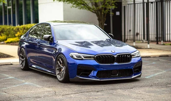 MP Style F90 M5 LCI Dry Carbon Fiber Front Lip 3pc - F90 M5 LCI