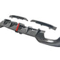 G20 K Style Carbon Fiber Rear Diffuser w/Led Light - G20 3-Series PRE LCI