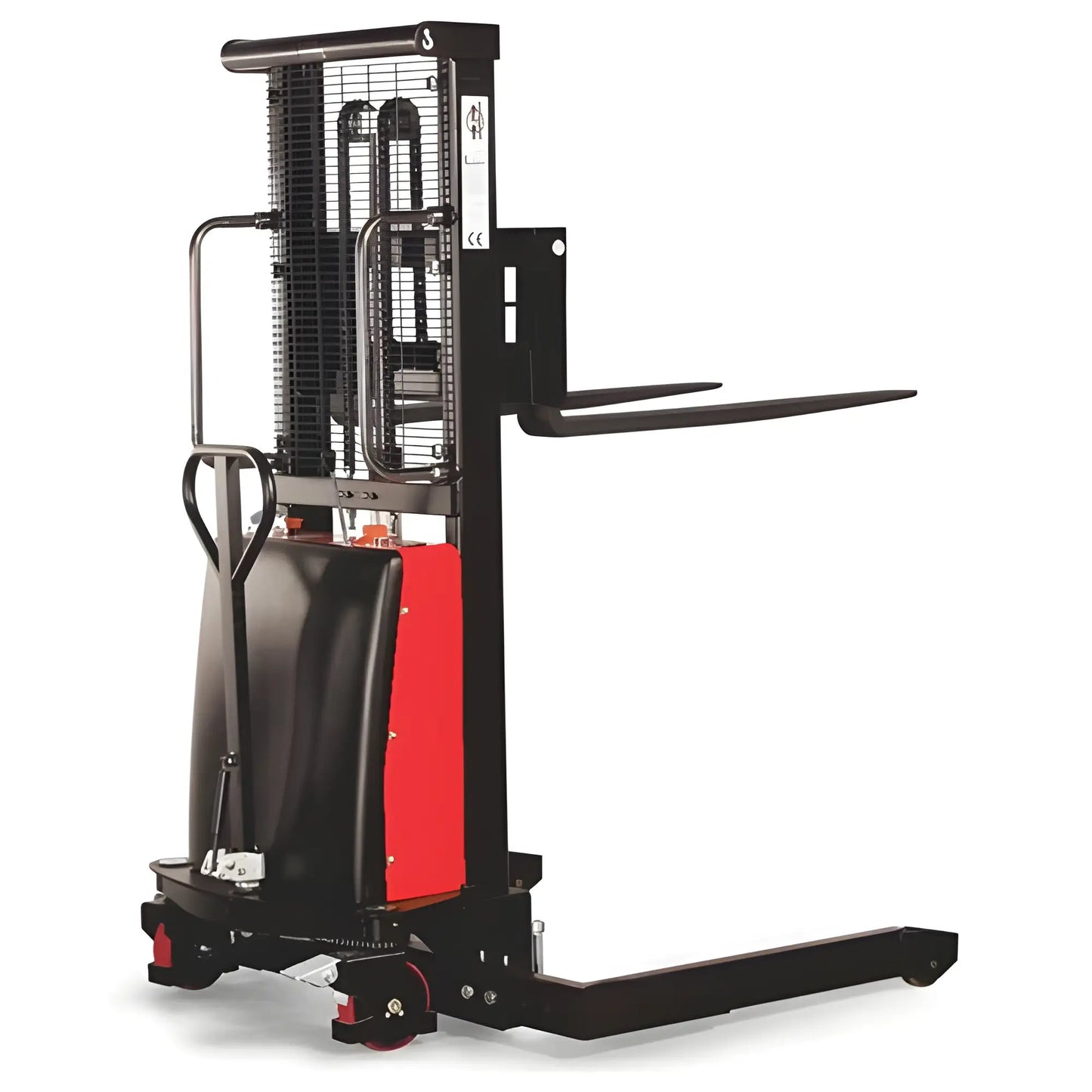 Majorlift MSE33-138 | Semi-Electric Pallet Stacker | 3300 lbs 138″ Lift