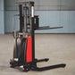 Majorlift MSE33-138 | Semi-Electric Pallet Stacker | 3300 lbs 138″ Lift