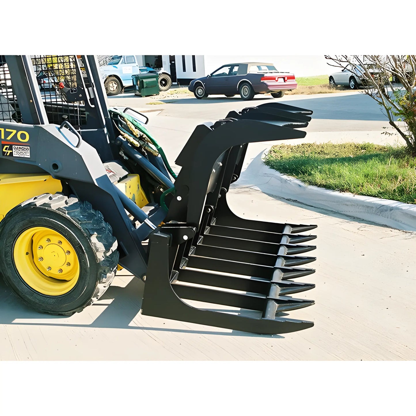 Star Industries 170-66 | 66'' Heavy Duty Skid-Steer Root Grapple Bucket