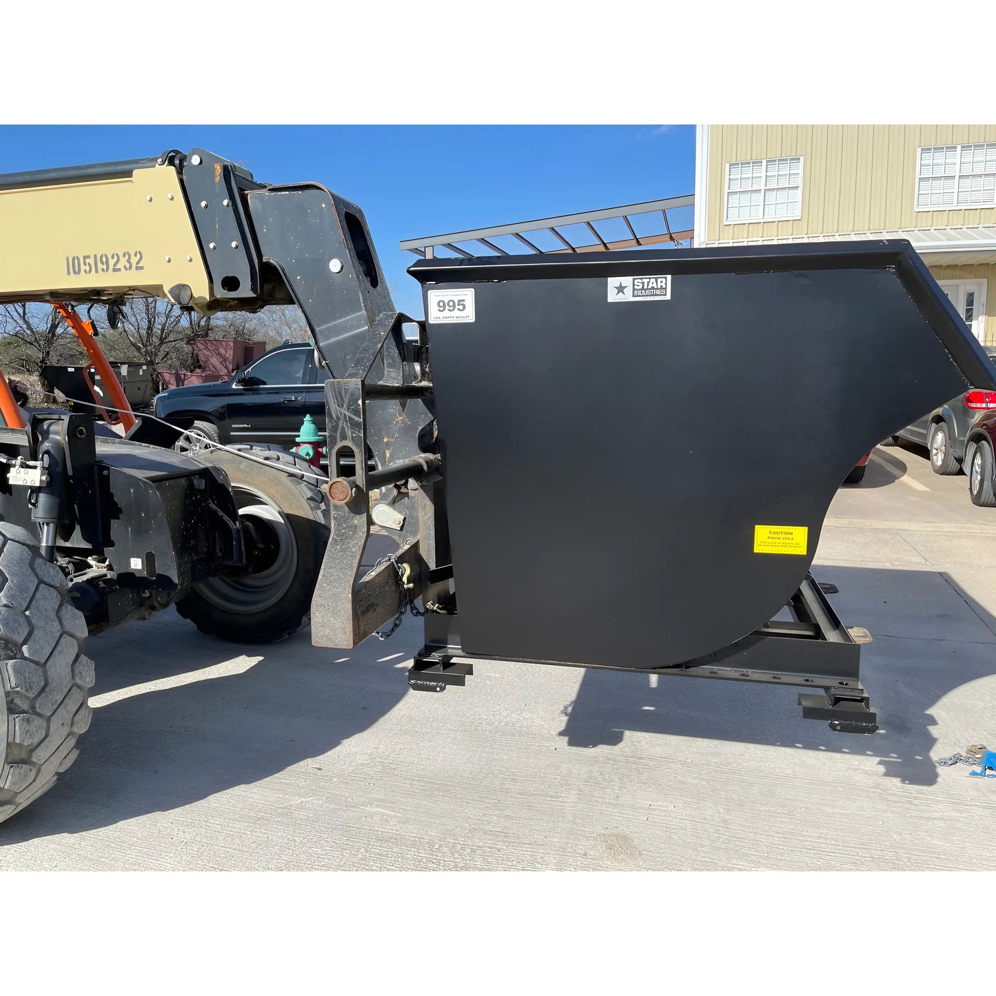 Star Industries 1805N | 1/2 cuyd Self-Dump Hopper | Narrow