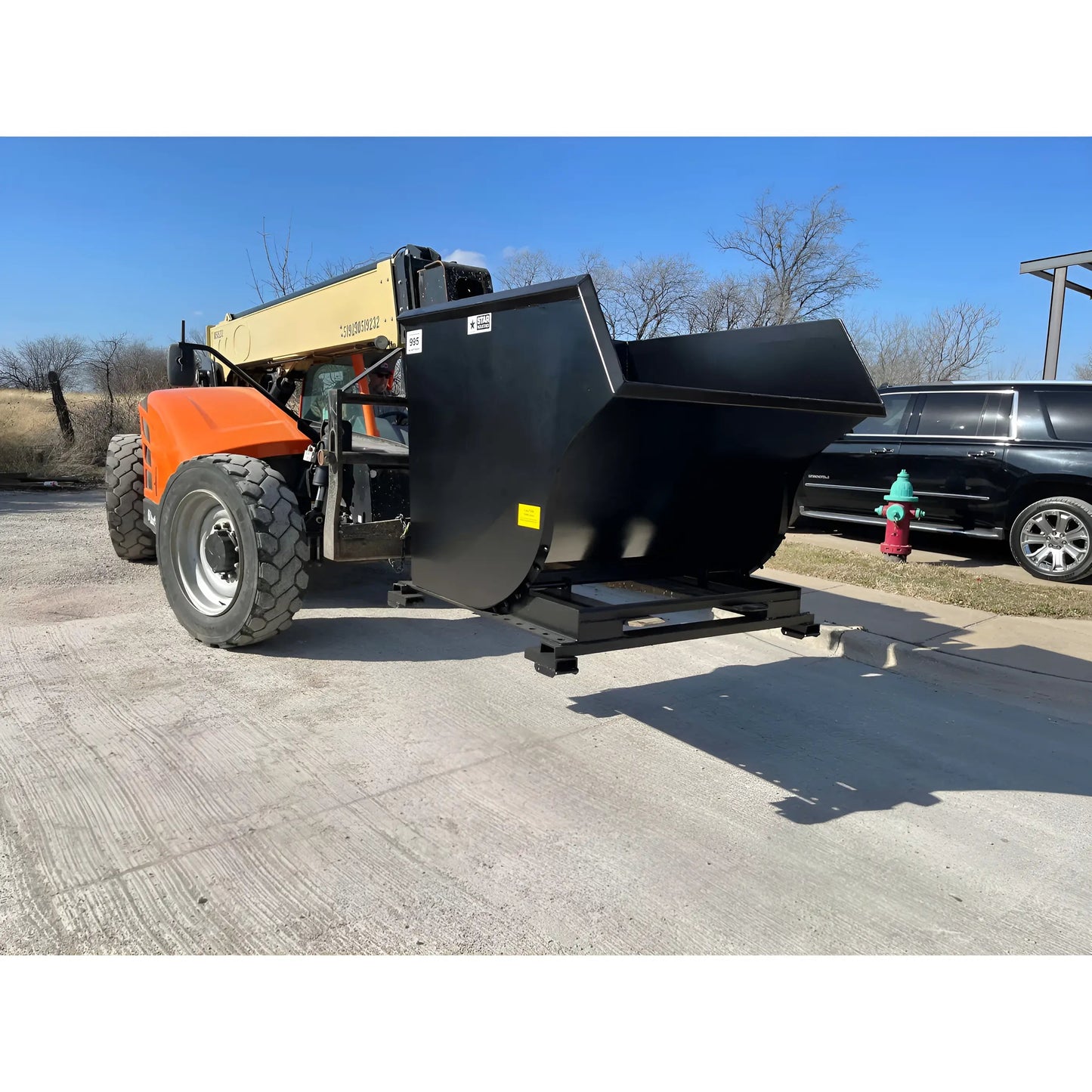 Star Industries 1820 | 2 cuyd Self-Dump Hopper | 6000 lbs