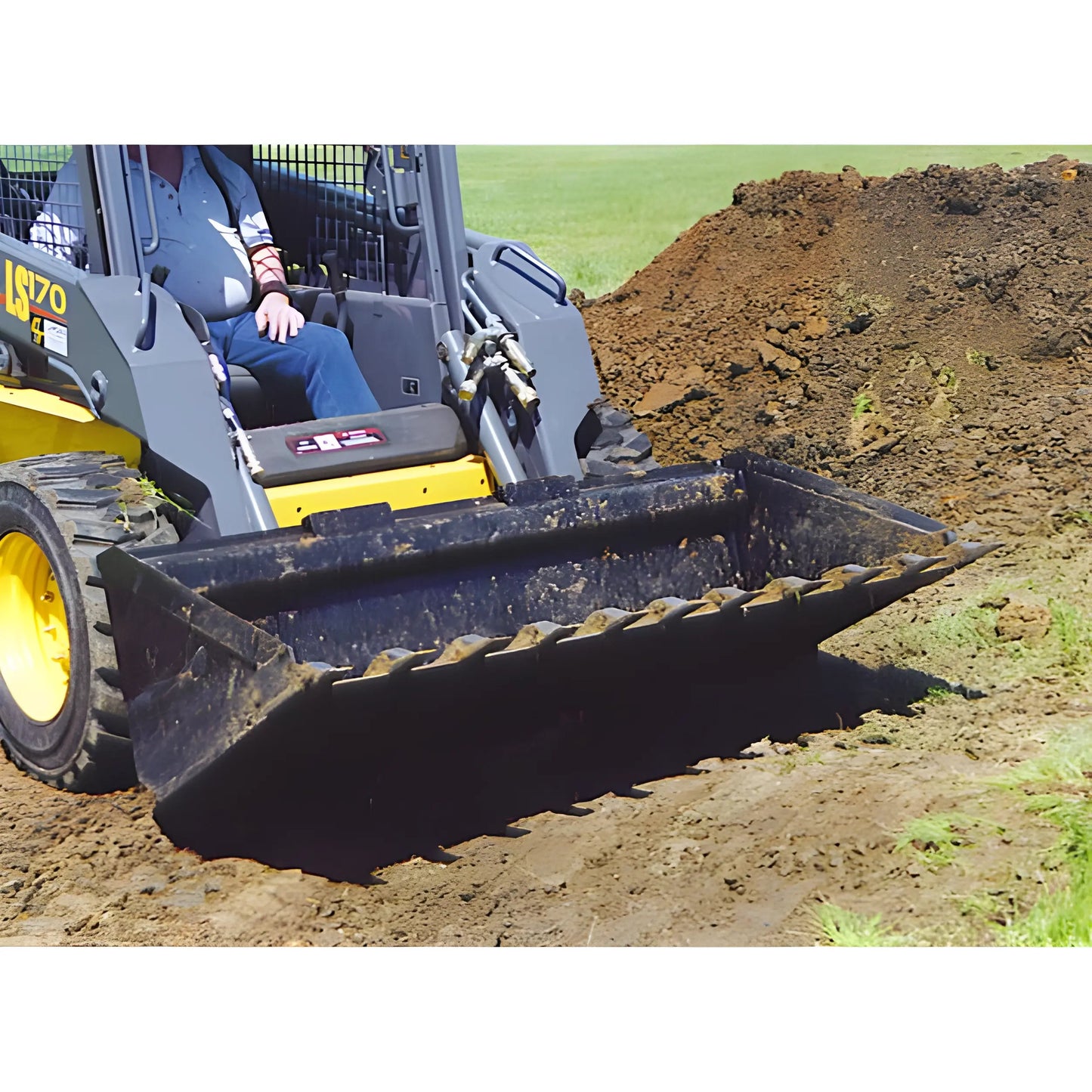 Star Industries LP22A-72 | 72'' Heavy Duty Skid-Steer Bucket