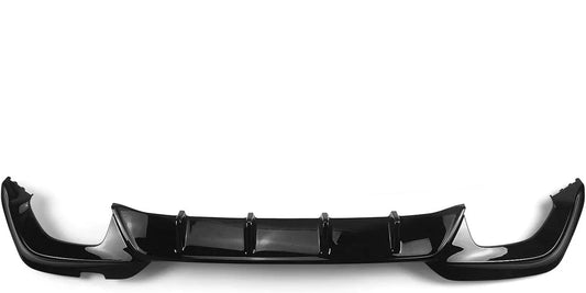 G20 Gloss Black Y Style Quad Tip Rear Diffuser - G20 3-Series PRE LCI